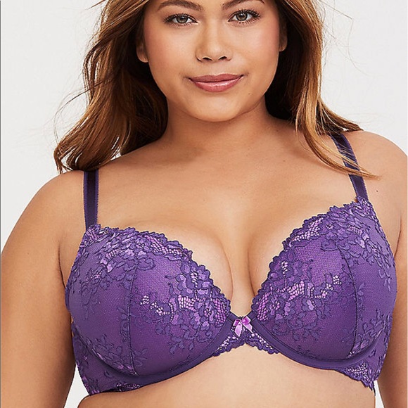 torrid Other - Purple Lace Push Up Bra